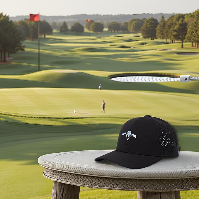 Quick Dry Baseball Cap Laser Cut Mesh Snapback Hats for Men & Women