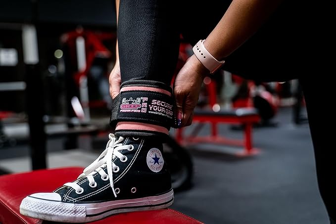 Ankle Straps for Cable Machines Double D-Ring Gym Adjustable Neoprene Premium Cuffs to Enhance Legs Abs & Glutes Kickbacks Workouts Leg Curls Extensions Booty Hip Abductors Exercise for Men & Women