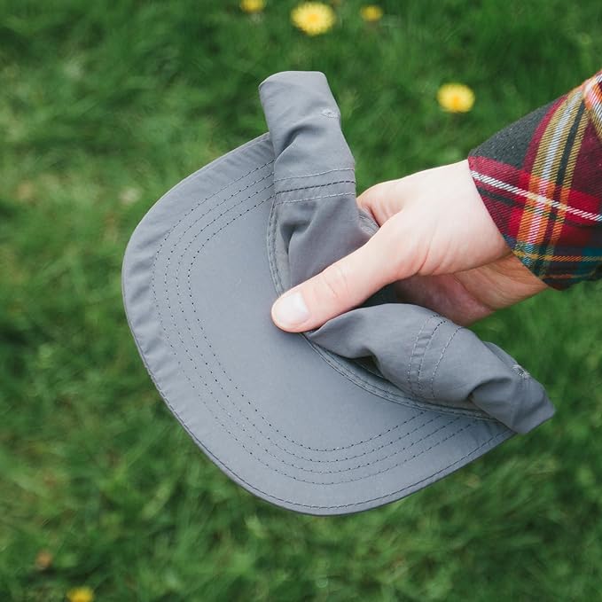 Tillak Wallowa Camp Hat, Lightweight Nylon 5 Panel Cap with Snap Closure