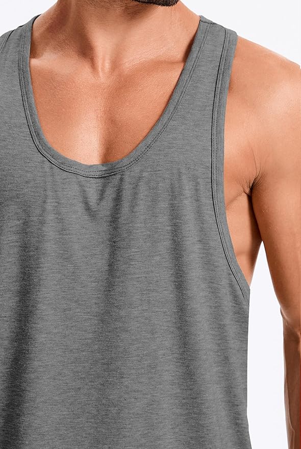 Men's Bodybuilding Stringer Tank Top Sleeveless Gym Shirts