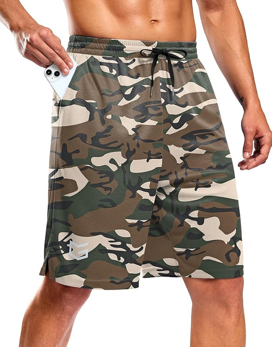 G Gradual Men's Athletic Workout Shorts with Pockets 5"/7"/9" Lightweight Quick Dry Gym Basketball Running Shorts for Men