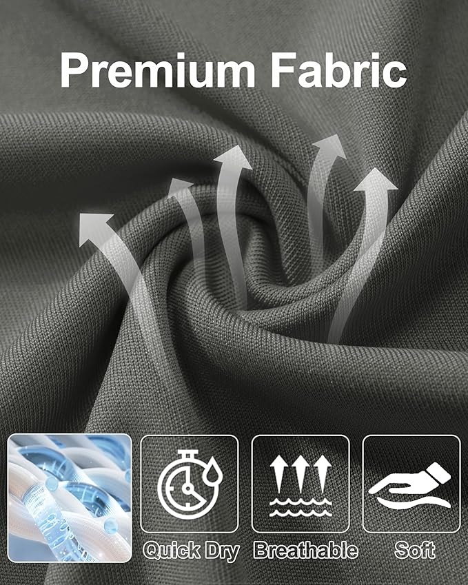 MAGCOMSEN Men's Long Sleeve Shirts UPF 50+ UV Sun Protection Athletic Shirts for Hiking Running Workout Rash Guard