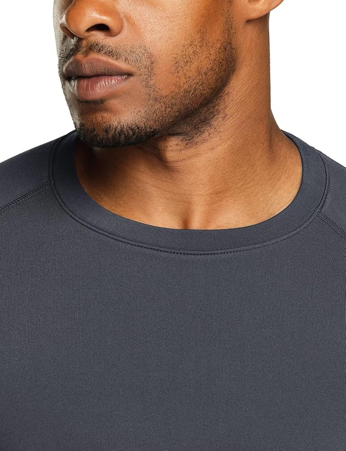 TSLA Men's Thermal Long Sleeve Compression Shirts, Athletic Base Layer Top, Winter Gear Running T-Shirt