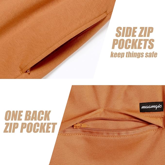 maamgic Mens Athletic Gym Shorts 5.5" Elastic Waist Casual Pajama Pocket Jogger Men Workout Short Pants