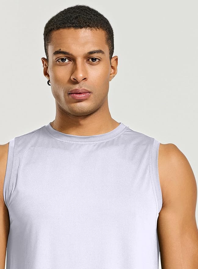 Men's Athletic Tank Tops Sleeveless Muscle Shirts Workout Running Bodybuilding Gym Tanks