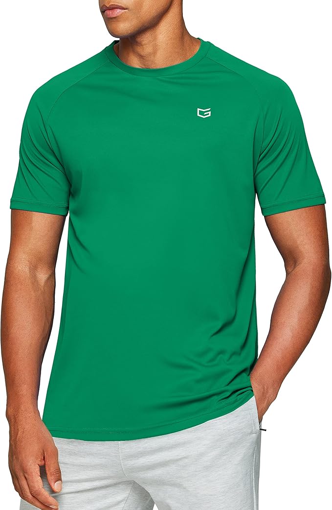 G Gradual Men's Workout Quick Dry T-Shirts Short Sleeve Lightweight Cooling Gym Shirts Tee for Running, Beach, Hiking