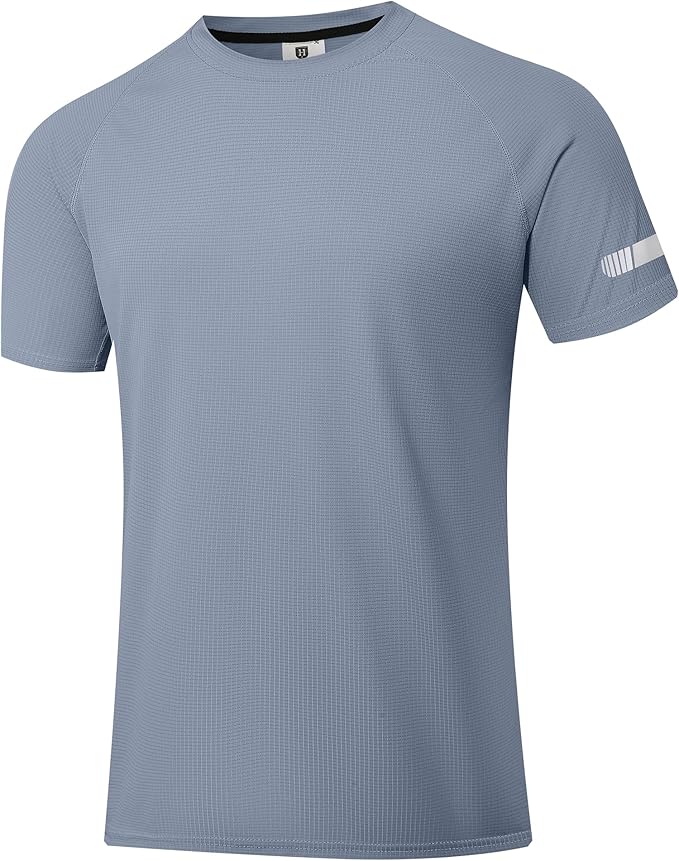 Holure Men's Mesh Quick-Dry Short Sleeve Workout T-Shirt