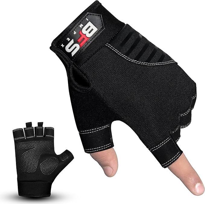 Gym Gloves for Weight Lifting,Workout Gloves with Full Palm Protection–Breathable Fitness Glove for Men & Women,Powerlifting,Pull Ups,Cycling,Gym Training