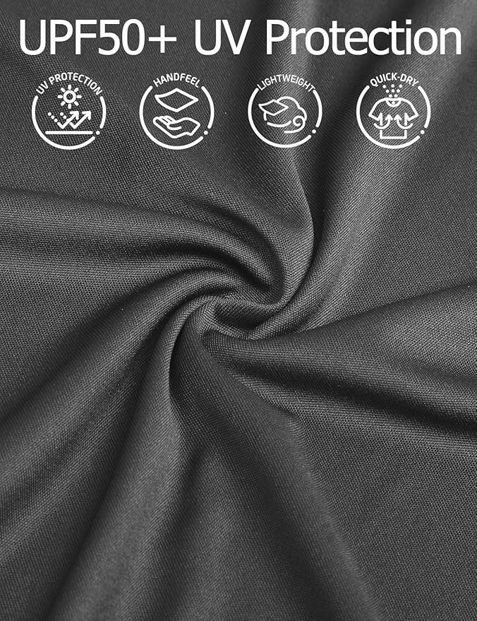 Men's Sleeveless UPF 50+ Swim Shirts Quick Dry Workout Tank Top UV Protection Running Gym Muscle T Shirts