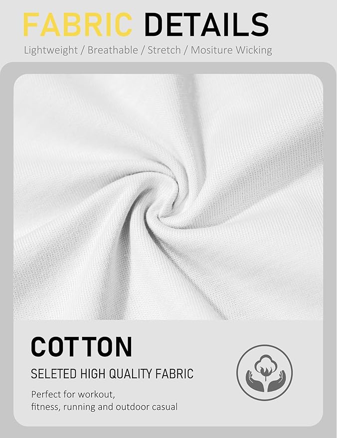 MAGCOMSEN Mens Workout Tank Tops Undershirt Cotton Muscle Athletic Sleeveless Shirts for Gym