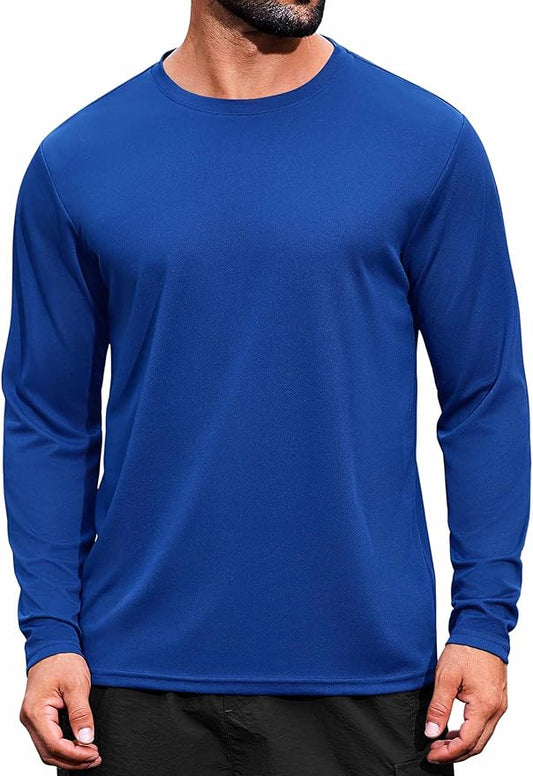 COOFANDY Long Sleeve Shirts for Men Moisture Wicking Activewear T-Shirts Workout Running Shirts