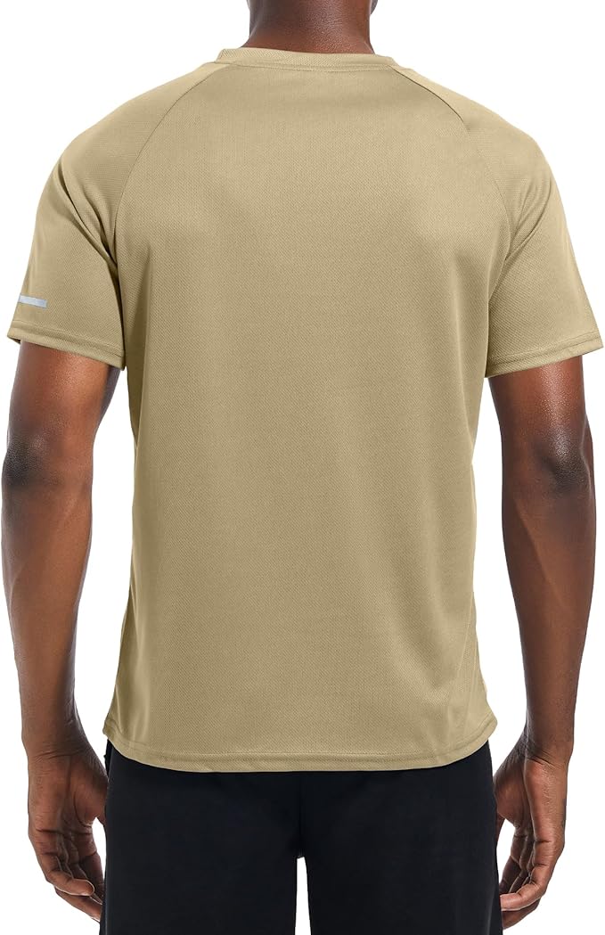 Holure Men's Mesh Quick-Dry Short Sleeve Workout T-Shirt
