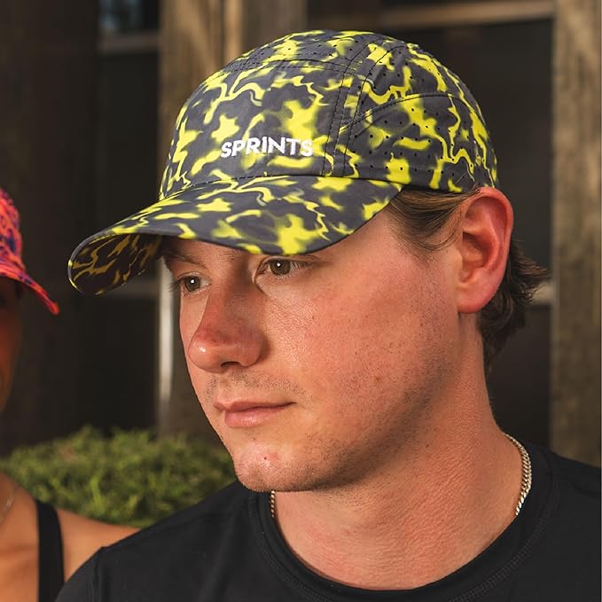 Sprints Race Day Performance HyperG Racing Cap | The Lightweight, Quick Dry, Running, Sport Hat, One Size, Unisex