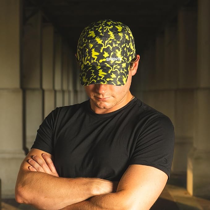 Sprints Race Day Performance HyperG Racing Cap | The Lightweight, Quick Dry, Running, Sport Hat, One Size, Unisex