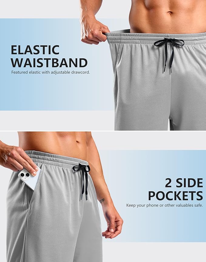 G Gradual Men's Athletic Workout Shorts with Pockets 5"/7"/9" Lightweight Quick Dry Gym Basketball Running Shorts for Men