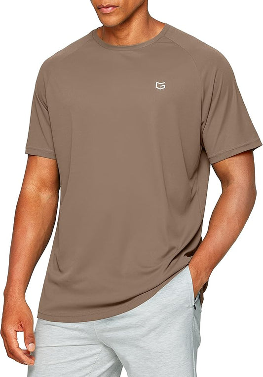 G Gradual Men's Workout Quick Dry T-Shirts Short Sleeve Lightweight Cooling Gym Shirts Tee for Running, Beach, Hiking