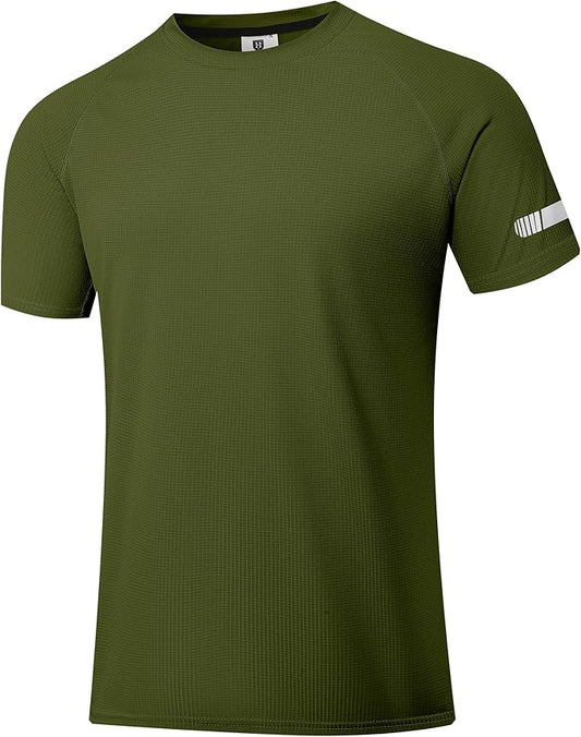 Holure Men's Mesh Quick-Dry Short Sleeve Workout T-Shirt