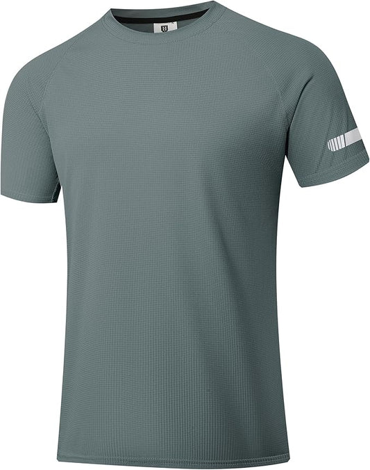 Holure Men's Mesh Quick-Dry Short Sleeve Workout T-Shirt