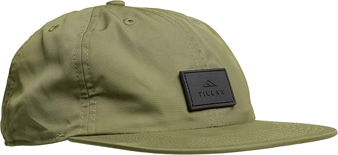Tillak COHO Six Panel Hat, Kodra Nylon 6 Panel Cap with Snap Closure