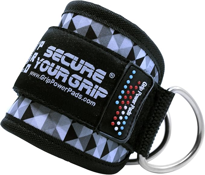 Ankle Straps for Cable Machines Double D-Ring Gym Adjustable Neoprene Premium Cuffs to Enhance Legs Abs & Glutes Kickbacks Workouts Leg Curls Extensions Booty Hip Abductors Exercise for Men & Women