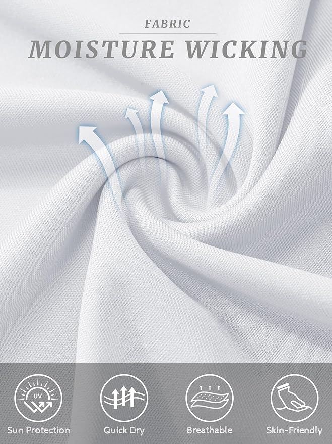 MAGCOMSEN Men's Long Sleeve Shirts UPF 50+ UV Sun Protection Athletic Shirts for Hiking Running Workout Rash Guard