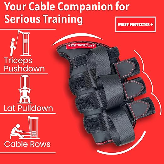 Right & Left Hands Free Pain Management Weightlifting Wrist Support for Gym - Adjustable Straps Brace Non-Slip Grip for Gym, CrossFit, Strength Workouts - Eliminate the Pain Embrace the Gain