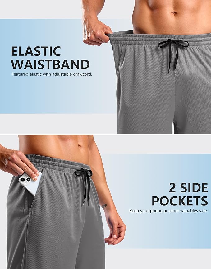 G Gradual Men's Athletic Workout Shorts with Pockets 5"/7"/9" Lightweight Quick Dry Gym Basketball Running Shorts for Men