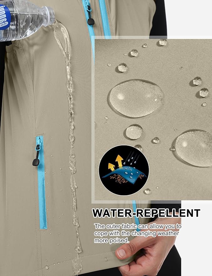 Little Donkey Andy Women's Lightweight Quick Dry Vest Summer Windproof Sleeveless Elastic Jacket for Golfing Cycling Running