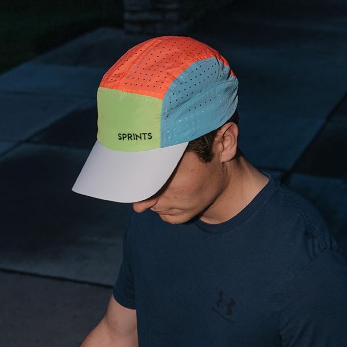 Sprints Race Day Performance HyperG Racing Cap | The Lightweight, Quick Dry, Running, Sport Hat, One Size, Unisex