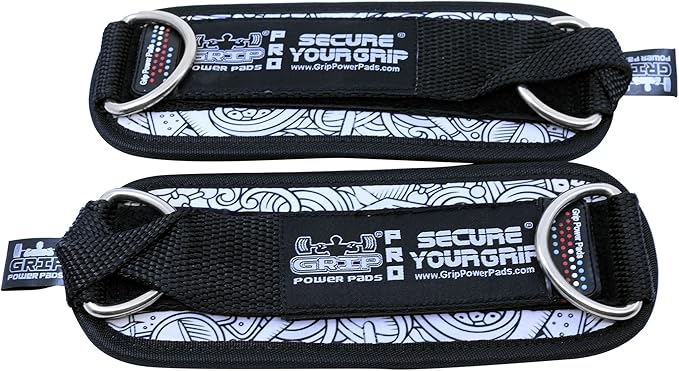 Ankle Straps for Cable Machines Double D-Ring Gym Adjustable Neoprene Premium Cuffs to Enhance Legs Abs & Glutes Kickbacks Workouts Leg Curls Extensions Booty Hip Abductors Exercise for Men & Women