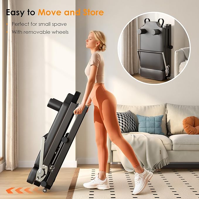 SogesPower Pilates Reformer Machine for Home Gym Workout, Foldable Pilates Equipment with High Strength Alloy Springs for Beginners, Up to 400lbs
