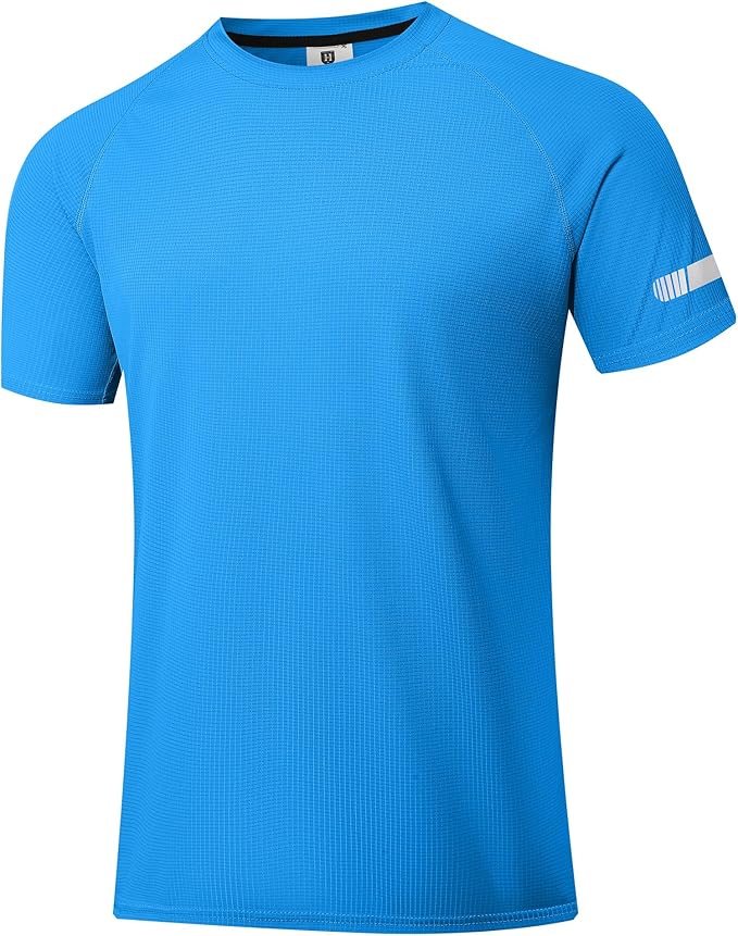 Holure Men's Mesh Quick-Dry Short Sleeve Workout T-Shirt