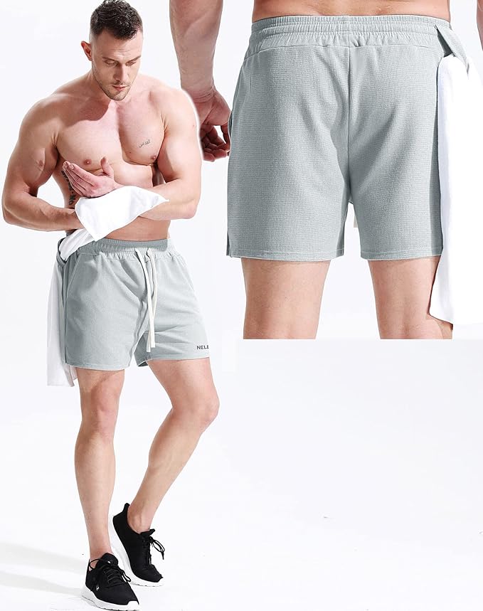 NELEUS Men's 7 inch Running Shorts Athletic Gym Workout Shorts with Pockets