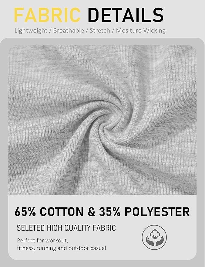 MAGCOMSEN Mens Workout Tank Tops Undershirt Cotton Muscle Athletic Sleeveless Shirts for Gym