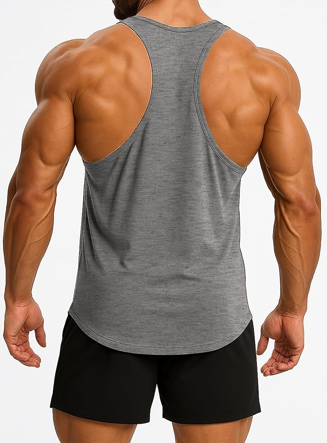 Men's Bodybuilding Stringer Tank Top Sleeveless Gym Shirts