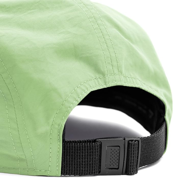 Tillak Wallowa Camp Hat, Lightweight Nylon 5 Panel Cap with Snap Closure