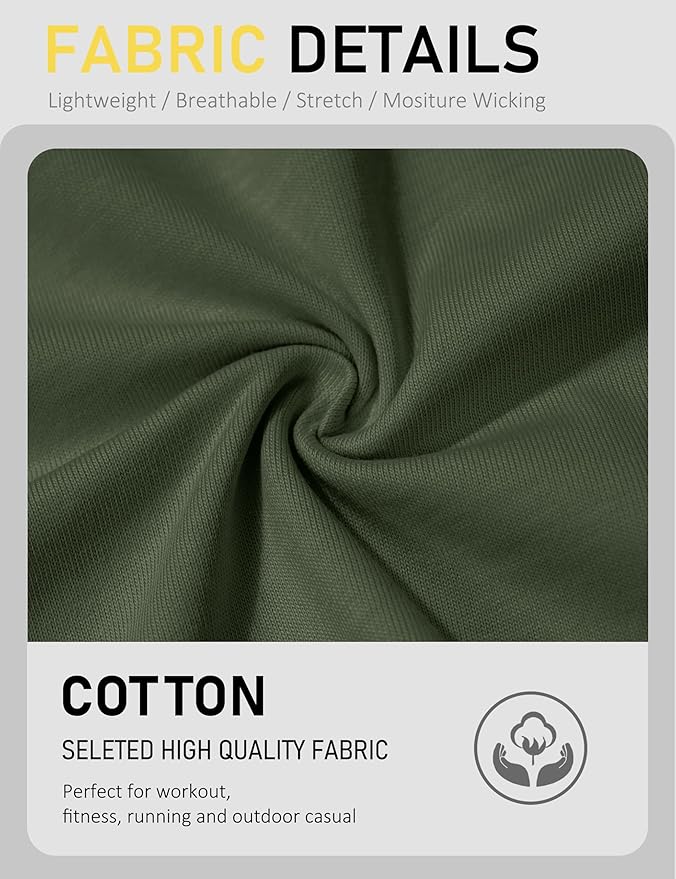 MAGCOMSEN Mens Workout Tank Tops Undershirt Cotton Muscle Athletic Sleeveless Shirts for Gym