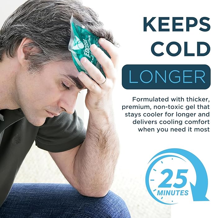 Medcosa Large Flexible Sport Ice Pack | Any Ache, Any Pain, We’ve Got You Covered | Extra Large Cold Reusable Pack | Ideal for Sport Injuries, R.I.C.E Treatment & Back Ailments