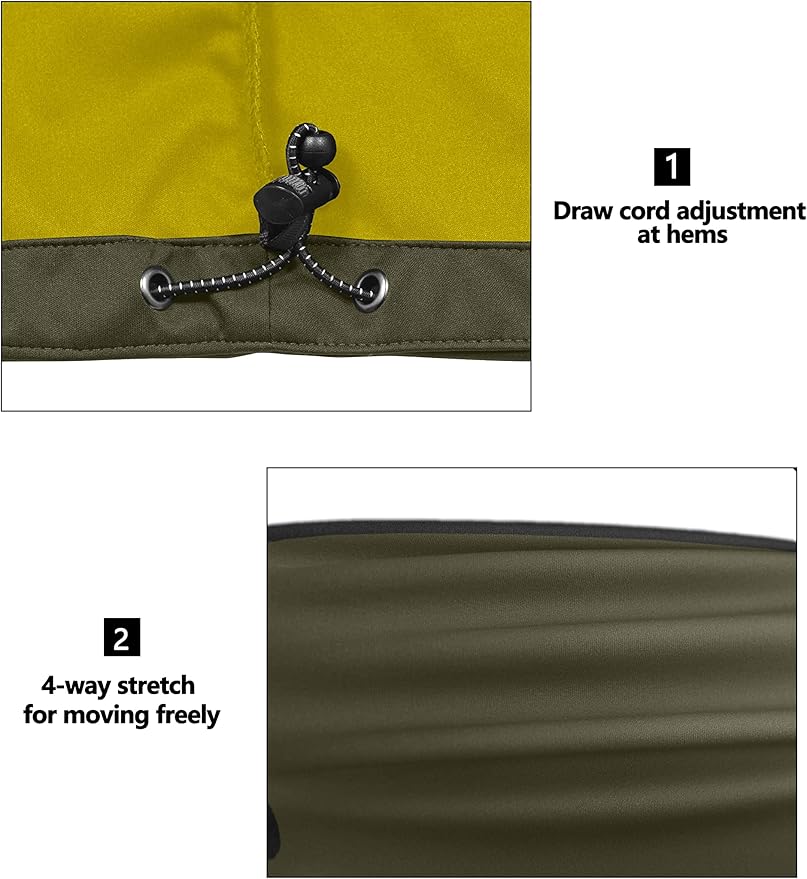 Little Donkey Andy Men's Lightweight Softshell Vest Windproof Sleeveless Jacket for Travel Hiking Running Golf