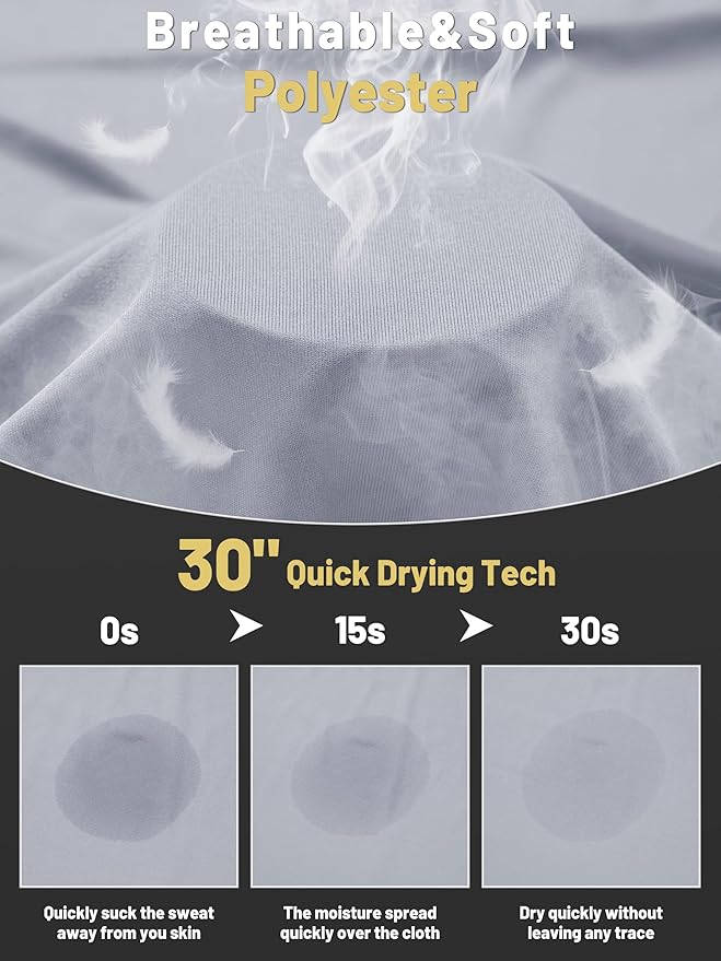 KEFITEVD Men's Workout Tank Tops Sleeveless Quick Dry UPF 80+ Summer Sun Shirts for Running Swim Gym Beach