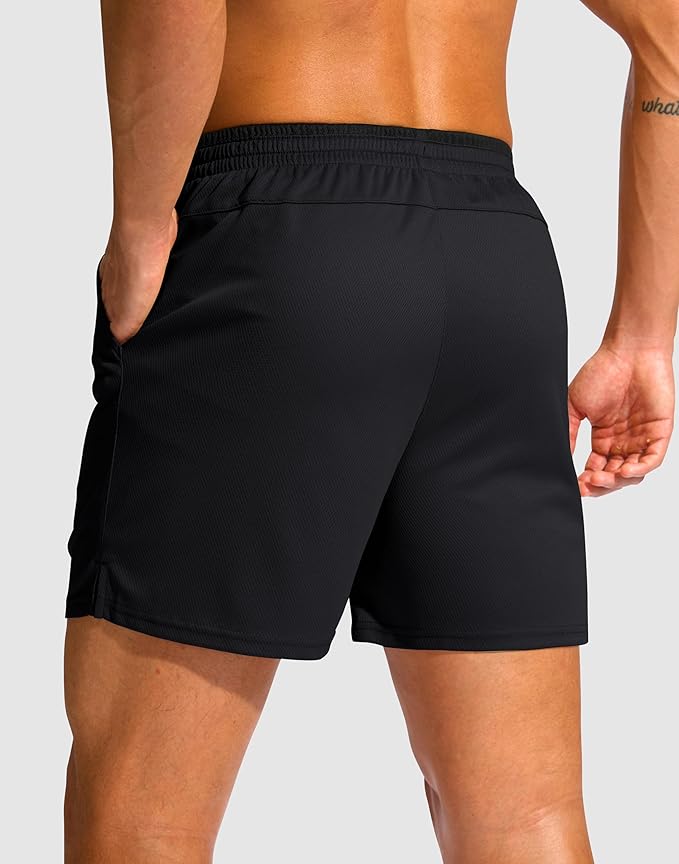 G Gradual Men's Running Athletic Shorts with Zipper Pocket 5"/ 7" Lightweight Quick Dry Gym Workout Shorts for Tennis Active