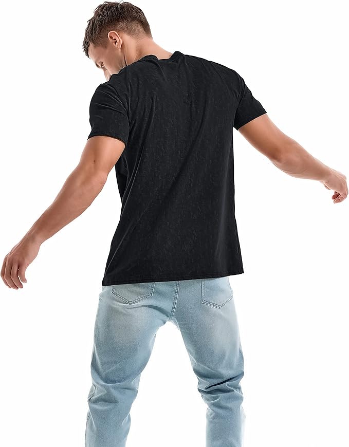 KLIEGOU Men's T-Shirts - Premium Cotton Crew Neck Tees S - 4XL