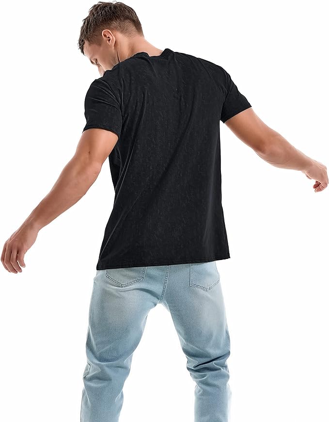 KLIEGOU Men's T-Shirts - Premium Cotton Crew Neck Tees S - 4XL