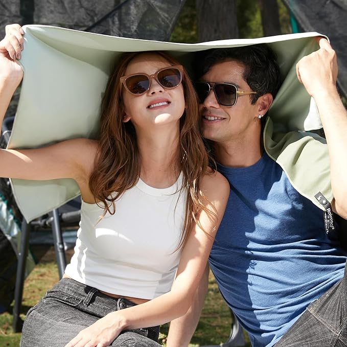 Rainleaf Microfiber Towel Perfect Travel & Gym & Camping Towel. Quick Dry - Super Absorbent - Ultra Compact - Lightweight. Suitable for Trip, Beach, Shower, Backpacking, Pool