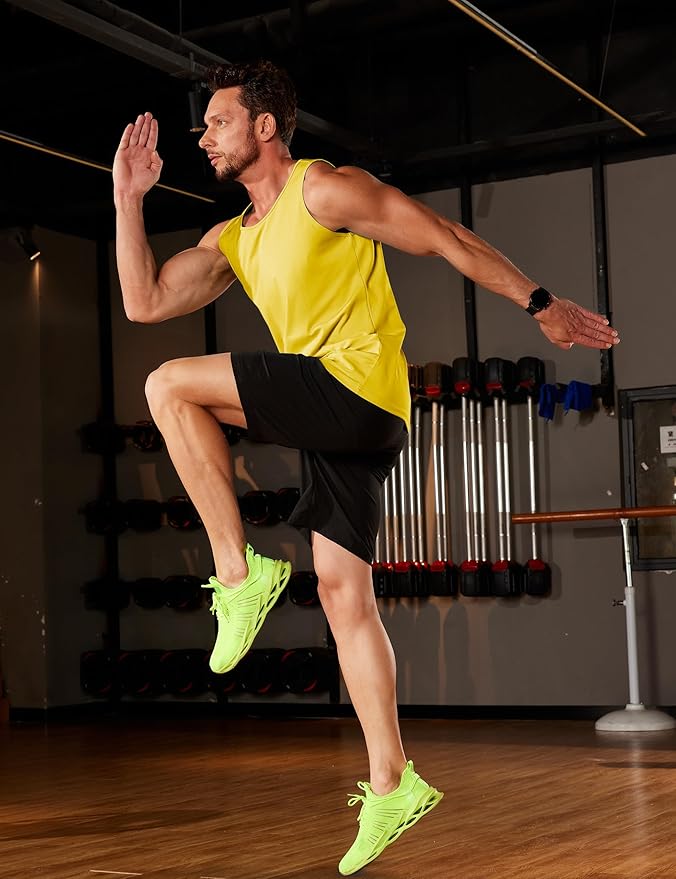 TACVASEN Men's Workout Tank Tops Sleeveless UPF 50+ Summer Sun Shirts Quick Dry for Running Swim Gym Beach