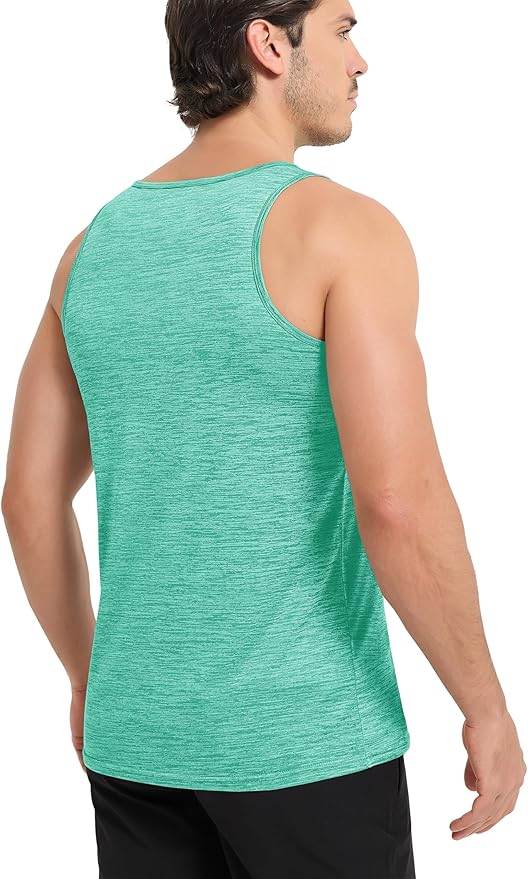MAGCOMSEN Mens Workout Tank Tops Undershirt Cotton Muscle Athletic Sleeveless Shirts for Gym