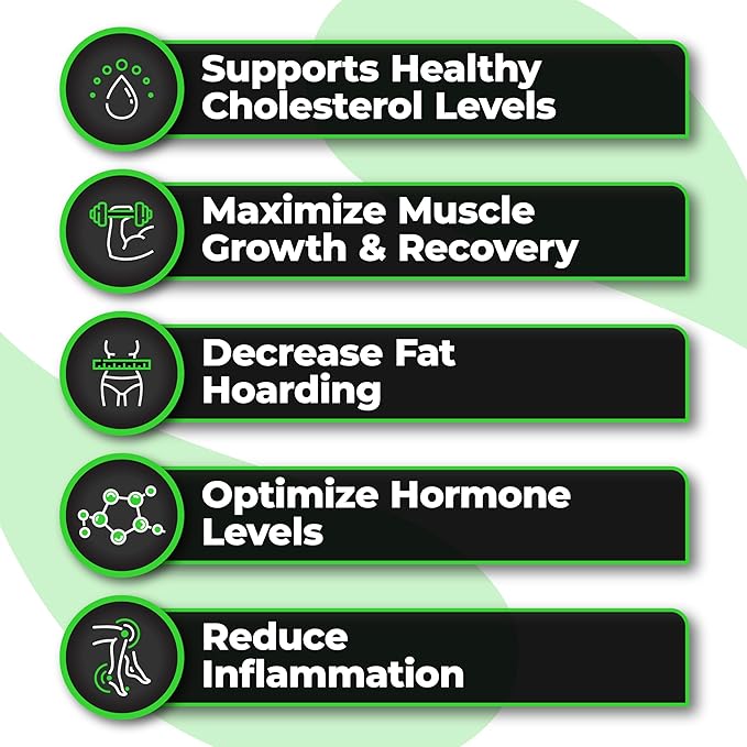 Species Nutrition Omegalyze Support Supplements, Essential Fatty Acid Formula, Supplement to Help Maximize Recovery, Omega 3,6 and 7 Formula,180 Capsules