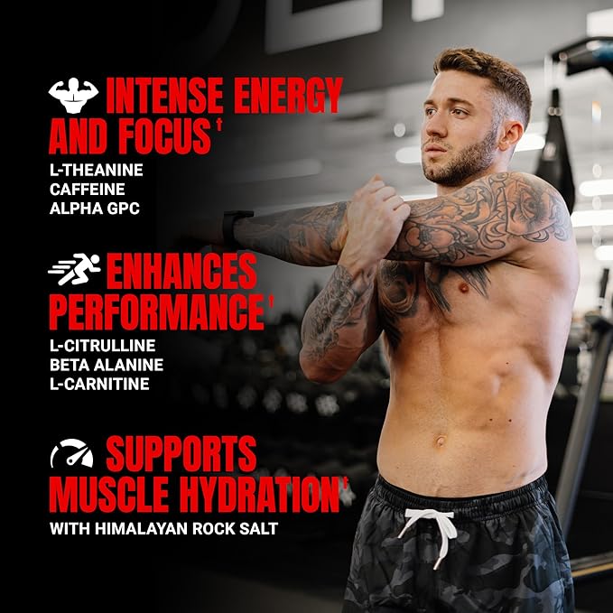 PROSUPPS Mr. Hyde Nightmare Pre Workout Powder with Caffeine & Beta Alanine - Preworkout for Intense Energy, Mental Focus & Performance - Gym & Fitness Supplements (Dragon Fruit, 30 Servings)