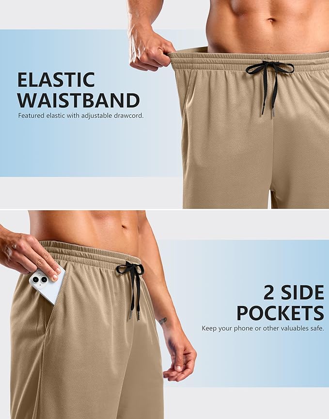 G Gradual Men's Athletic Workout Shorts with Pockets 5"/7"/9" Lightweight Quick Dry Gym Basketball Running Shorts for Men