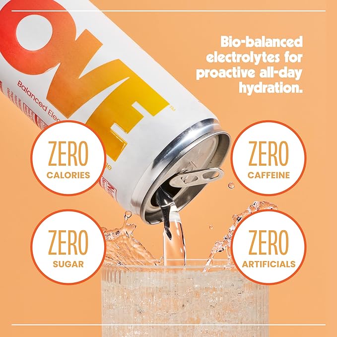 Be LOVE Balanced Electrolyte Beverage with Magnesium, Potassium & Sodium - Purified Still Beverage for Daily Hydration, Exercise, Work & Wellness- Zero Sugar, Gluten Free (Orange Blossom, 12oz x 12ct)